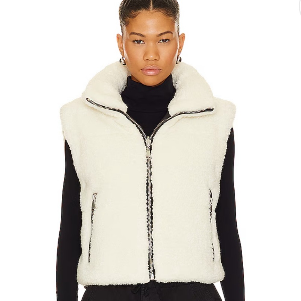 Apparis Alex Reversible Vest in Noir & Ivory Size Small NWOT